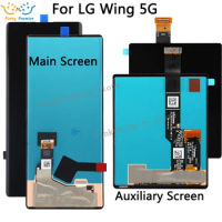 For LG Wing 5G LCD Display Touch Screen Digitizer Assembly LMF100N Display Replacement Repair Parts 6.8"