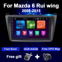 Android 9 Octa-core PX5 2 Din Car Radio Multimedia Video Player For Mazda 6 Rui wing 2008 - 2015 GPS Navigation 9 inch Screen