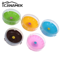1PC 11cm Hamster Wheel Small Animal Running Disc Toys Cute Plastic Jogging Exercise Wheel Pet Cage Accessories