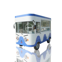 OEM Street Electric Food Cart CE Approved Snack Ice Cream Truck Hot Dog Vending Van with Cooking Equipment