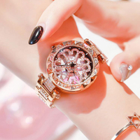 手錶時來運轉手錶女網紅同款ins風學生韓版簡約氣質防水女士手錶 全館免運