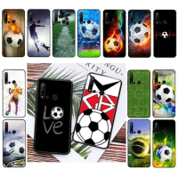 Football soccer ball design Phone Case For Huawei P50 Pro P30 P40 Lite P40Pro P20 lite P10 Plus Mate 20 Pro Mate20 X