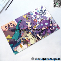 【歡樂購】寶可夢卡墊阿塞蘿拉卡牌墊PTCG單人桌墊pokemon對戰墊子定制