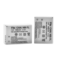7.4V 1800mAh NB-7L Li-ion Battery NB7L NB 7L Bateria Akku for Canon PowerShot G10 G11 G12 SX30IS Camera Accessories