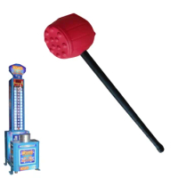 Extra large hammer to measure strength for King Of The Hammer Black and red