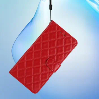 Rhombic lattice woman Walelt Shockproof Flip Case For Google Pixel 8 PRO 7A 6A Tecno SPARK10C 10Pro Sony Xperia 10V 2023 TCL 403
