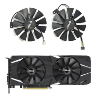 NEW 87MM 4IN FDC10U12S9-C DUAL-RTX 2060 2070 GPU Fan，For ASUS DUAL-RTX 2060 2070 2080 2080TI Graphics card cooling fan