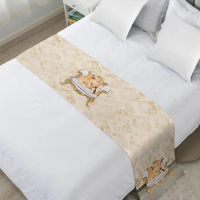 Vintage Sofa Farm Cow Luxury Bedspreads Bed Runner Bed Flag Scarf for Home Hotel Decoration Bedding Single Queen King Bed Cover