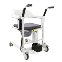 Electric Patient Lifting Transfer Chair With Commode For Disabled
