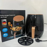 airfryer氣炸鍋家用大容量6L觸控式多功能全自動電炸鑊薯條機22