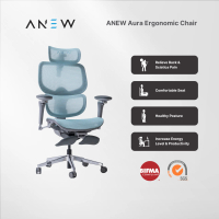 [NEW] ANEW Aura Ergonomic Chair with Seat Backrest and Adjustable Lumbar | Kerusi Office Gaming Chai