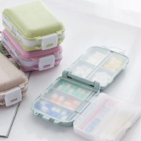 8 Grids Medicine Storage Box Small Plastic Pill Dispenser Cases Container Weekly Travel Pill Organizer Portable Pocket Pill Case