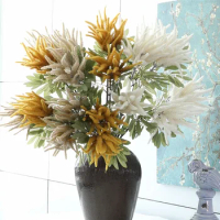 Artificial Flowers Ornamental Plant Golden Reed Pilea notata False Bonsai Home Office Decorate