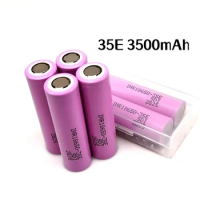 Rechargeable Li-Ion Battery, 18650 3500 20 mAh Discharge Inr18650 35e 3500mAh 18650 3.7V, 100% Original