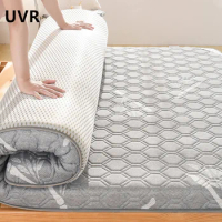 UVR Natural Latex Mattress Thickened Memory Foam Filling Single Tatami Home Hotel Double Sleep Aid Foldable Mattress Full Size