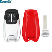 Ecusells 4 Buttons Luxury Remote Key Shell for Ferrari 458 588 488GTB LaFerrari with Insert Blade