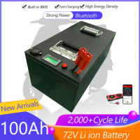 Factory Wholesale 72V Lithium Ion Battery Electric Vehicles Var Batteries 72volt 100Ah Lithium Battery With Charger