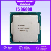 Used Intel Core i5 8600K 3.6GHz Six-Core Six-Thread 9M 95W CPU processor LGA 1151