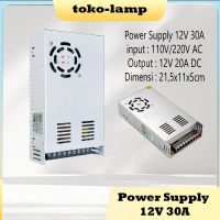 power supply switching 12v 30a dengan kipas output 12v30a power supply fan