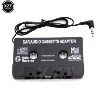 1PCS 3.5mm Car Audio Cassette Tape Adapter for iPod MP3 CD DVD Player 2017 Universal BLACK Connector