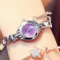 Kimio fashion watches women stainless steel heart pendant ladies analog quartz-watch montre femme wrist watches relogio feminino