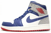 JORDAN 1 RETRO MID TRUE BLUE