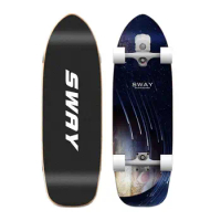 Land Surf Skate Board, Longboard, Maple Deck, S5 Truck, Complete Surfskate Skateboard, Outdoor Carving Board, Assembled Skate