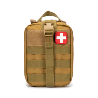 First Aid Bag MOLLE EMT IFAK Hip Pouch Rip-Away Trauma First Aid Responder Medical Emergency Utility Bag Military Pouch Compact