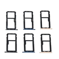 For Huawei Mate 20 / Mate 20 Pro / Mate 20 X / Mate 20 Lite Nano Sim Card Holder Tray Dual TF SD Card Slot Replacement Parts