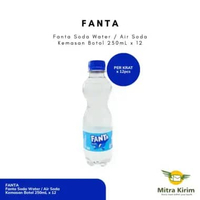 Fanta Soda Water / Air Soda Putih 250ml x 12pcs Botol