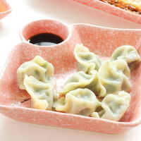 日式和風釉下彩雪花陶瓷餐具帶醋碟餃子盤菜盤湯盤魚盤家用飯盤子
