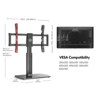 Universal Swivel Tabletop TV Stand base with Mount for 32 to 70 75 inch Sony Lg Samsung Apple LED LCD Flat screen TVs