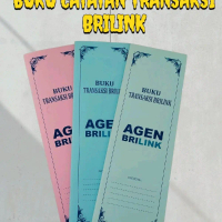 BUKU CATATAN BRILINK/ BUKU TRANSAKSI AGEN BRILINK MURAH DAN CANTIK - READY STOK