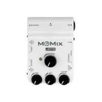 Joyo MOMIX Portable Sound Card Mixer for Recording Live Streaming Phone Live Guitar/Bass Input OTG Audio Interface
