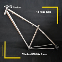 FREE SHIPPING !!! TiTo titanium mountain bike MTB frame 650B 26`` 27.5`` 44 head tube bicycle