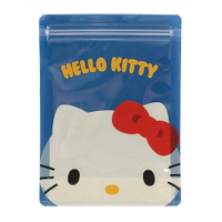 大賀屋 日本製 Hello Kitty 存儲袋 KT 夾鏈袋 飾品袋 食物袋 糖果袋 餅乾袋 食品級 正版 J00015291