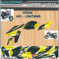 SET SETIKER STRIPING LIST VIXION NEW NVL / STRIPING STIKER YAMAHA VIXION NEW / STRIPING VARIASI MOTO