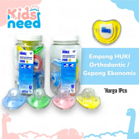 Huki Empeng Orthodontic Silicon Nipples Dot Gepeng ECO 1pcs/ Empeng Huki Gepeng/ Empeng Huki Orthodo