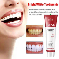 Sip-4 Probiotic Whitening Toothpaste Brightening &amp; 100g Fresh Toothpaste Probiotic Whiten Stain Teeth Breath Removing Tooth K2M6