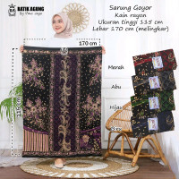 RacunSarung Sarung Batik Motif Bunga Sarung Wanita Sarung Premium Sarung Santriwati Terbaru Terlaris