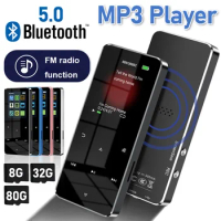 1.8 Inch MP3 MP4 Music Player HiFi Bluetooth 5.0 Student Walkman with FM Alarm Clock E-Book Sports Running Walking Music Play