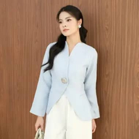 [EastRose] Bridget Tweed Top | Tweed Top | Atasan Wanita | Top Wanita | Blouse | Cardigan Korea S/M 