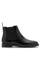 MANGO Man Leather-Effect Chelsea Ankle Boots