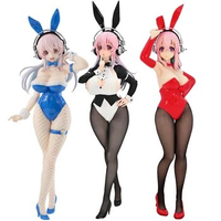 Judai 30cm Original Furyu BiCute Bunnies Super Sonico Bunny Girls PVC Action Figure Model Doll Toys