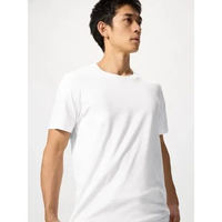 Uniqlo SUPIMA Cotton T-Shirt Kaos Pria Lengan Pendek 00 WHITE XL