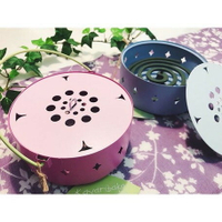 【Kayaribako 造形蚊香盒】日式露營野餐用蚊香盒子-粉藍色 日本空運✈