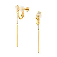 *【va vendome aoyama】《限定品》 鋯石夾式耳環