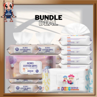 HOT SALE (Bundle) 80pcs/80pcs Premium Baby Wet Wipes Tisu Basah Wet Tissue