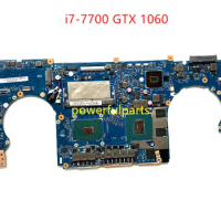For Asus GL502VMK Motherboard GL502VM Mainboard i7-7700 + GTX 1060 6G On-Board Rev.2.1 60NB0DR0 Used Working Good