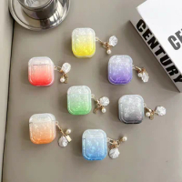 Luxury Cute Conch Shell Pattern Bluetooth Headset Soft Case For Airpods 3 Pro 2 With Pendant Earphone Case For Airpods 1 2 Pro